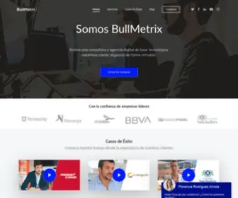 Bullmetrix.com(Growth Marketing & Consultoría Digital) Screenshot