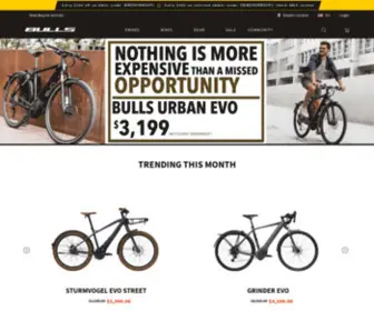Bullsebikes.com(Building the Best Bicycles) Screenshot