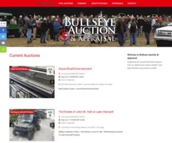 Bullseyeauctions.com(Current Auctions) Screenshot