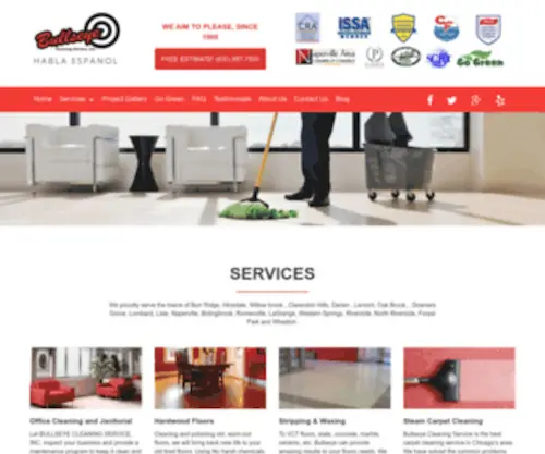 Bullseyecleaning.com(Bullseye Cleaning) Screenshot