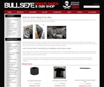 Bullseyeindoorrange.com(Bullseye Gun Shop & Range) Screenshot