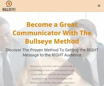 Bullseyemethod.com(Become a great communicator with the Bullseye) Screenshot