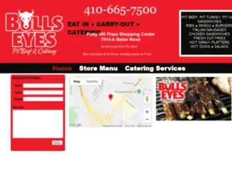 Bullseyescatering.com(Bullseyes Pit Beef & Catering) Screenshot