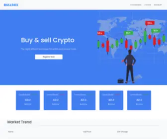 Bullsiex.io(Buy & Sell Cryptocurrency) Screenshot