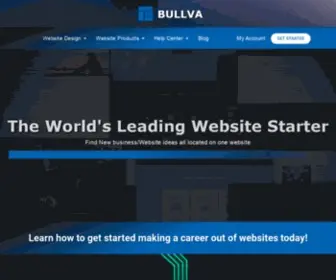 Bullva.com(Find New business/Website ideas all located on one website) Screenshot