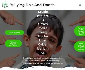 Bullyingdosanddonts.com(Anti-Bullying Books For Parents) Screenshot