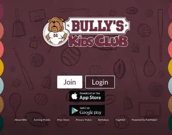 Bullyskidsclub.com(Bully's Kids Club) Screenshot