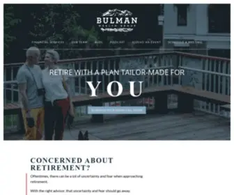 Bulmanwealth.com(Bulman Wealth Group) Screenshot