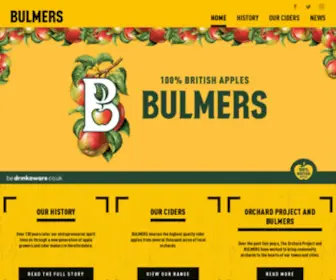 Bulmers.com(Great British Cider since 1887) Screenshot