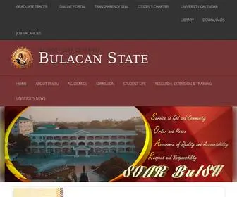 Bulsu.edu.ph(Bulacan State University) Screenshot