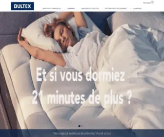 Bultex.com(Des matelas) Screenshot