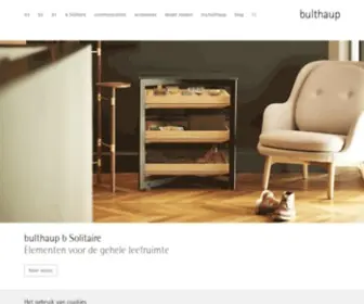 Bulthaup.be(Bulthaup levert systemen voor keuken) Screenshot