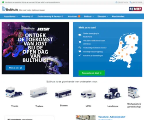 Bulthuis.eu(Bulthuis Truck) Screenshot