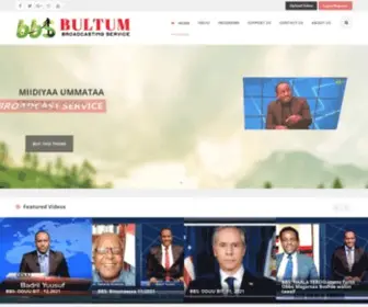 Bultummedia.com(Bultum Broadcasting Service) Screenshot