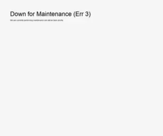 Bulutpanel.com(Down for Maintenance (Err 3)) Screenshot