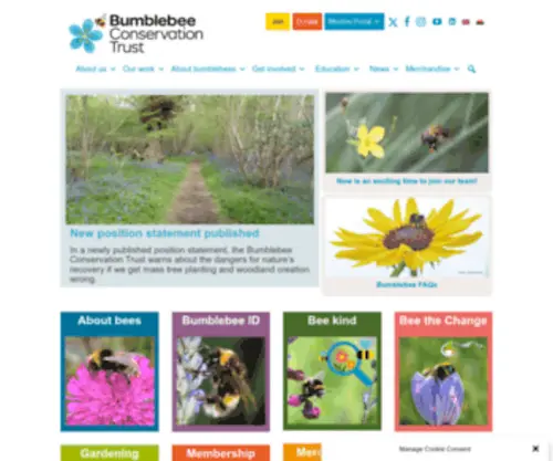Bumblebeeconservation.org(Bumblebee Conservation Trust) Screenshot