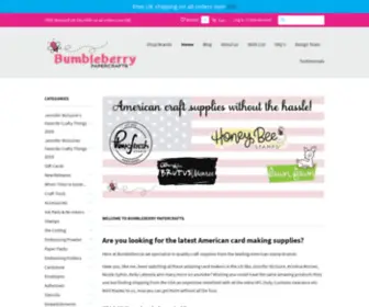 Bumbleberrys.co.uk(Bumbleberry Papercrafts Ltd) Screenshot