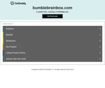 Bumblebrainbox.com(Bumblebrainbox) Screenshot