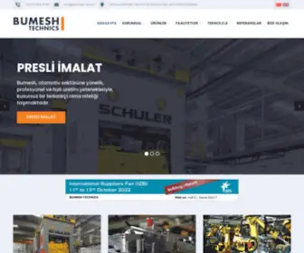 Bumesh.com.tr(Bumesh Technics) Screenshot