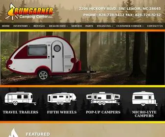 BumGarnercamping.com Screenshot