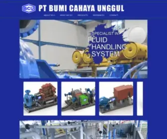 Bumicahayaunggul.com(Indonesia Pump Company) Screenshot