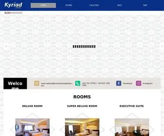 Bumiminanghotel.com(Kyriad Bumiminang Hotel) Screenshot