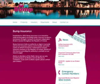 Bump.ie(Bump Insurance) Screenshot