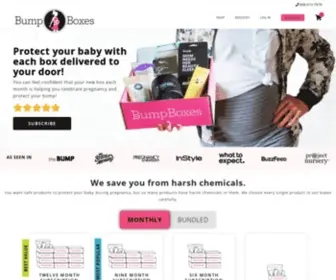 Bumpboxes.com(The Monthly Pregnancy Subscription Box) Screenshot
