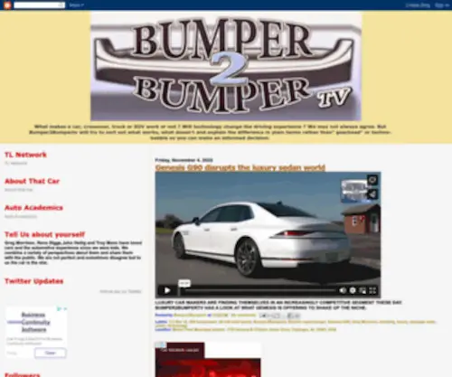 Bumper2Bumpertv.com(Bumper2Bumpertv) Screenshot
