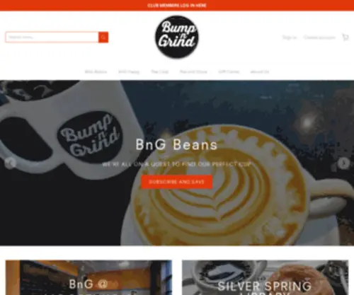 BumPNGrind.co(Bump 'n Grind Coffee Shop) Screenshot