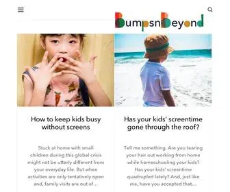 Bumpsnbeyond.com(Childhood is short) Screenshot