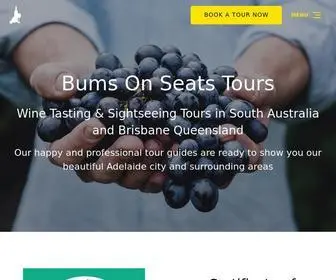 Bumsonseats.com.au(Wine Tasting Tours in Barossa Valley) Screenshot