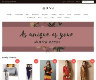 Bunaionline.com(Bunai Online Store) Screenshot