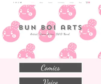 Bunboiarts.com(Bun Boi Arts) Screenshot