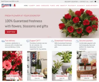 Bunchesbasketsusa.com(Online Flowers to USA) Screenshot