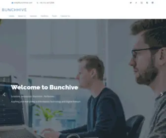 Bunchhive.com(Website, Applications & IT solutions) Screenshot