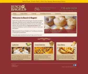 Bunchobagels.com(Bunch O' Bagels) Screenshot