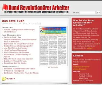 Bund-Revolutionaerer-Arbeiter.org(Bund) Screenshot