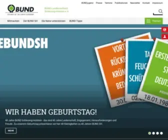 Bund-SH.de(BUND Schleswig) Screenshot