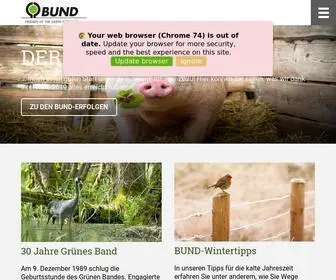 Bund.net(Der Bund für Umwelt und Naturschutz Deutschland (BUND)) Screenshot
