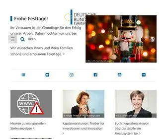 Bundesbank.de(Deutsche Bundesbank) Screenshot