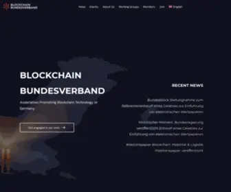 Bundesblock.de(Blockchain Bundesverband) Screenshot