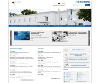 Bundeskartellamt.de(Startseite) Screenshot