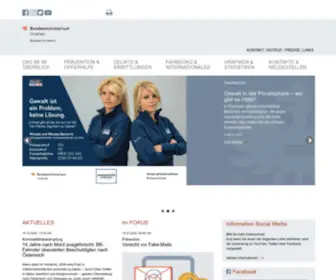 Bundeskriminalamt.at(Bundeskriminalamt) Screenshot