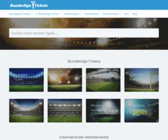 Bundesliga-Tickets.com(Bundesliga Tickets günstig kaufen) Screenshot