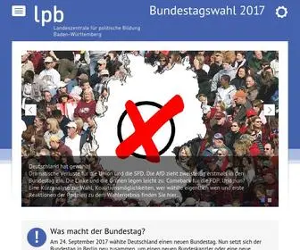 Bundestagswahl-BW.de(Bundestagswahl) Screenshot