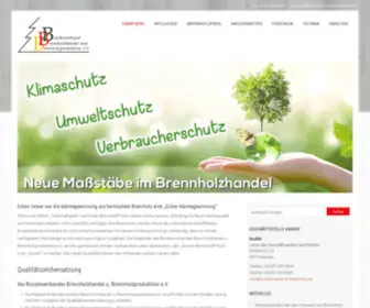 Bundesverband-Brennholz.de(Offizieller Internetauftritt des Bundesverbandes Brennholzhandel und Brennholzproduktion e.V) Screenshot