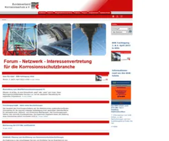 Bundesverband-Korrosionsschutz.de(Bundesverband Korrosionsschutz) Screenshot