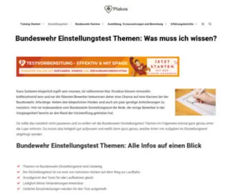 Bundeswehreinstellungstest-Karriere.de(Bundeswehreinstellungstest Karriere) Screenshot