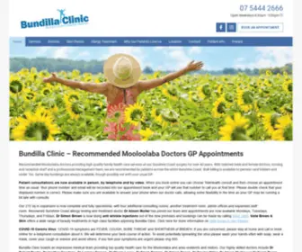 Bundillaclinic.com(Recommended Mooloolaba Doctors GP Appointments) Screenshot